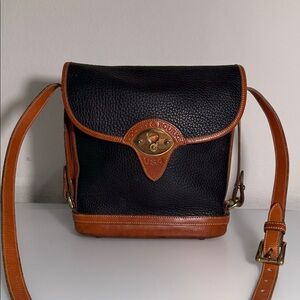 Dooney & Bourke Black and Brown Leather vintage Bag
